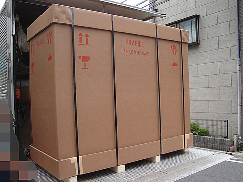 TW1300Gトライウォール製ピアノ輸出梱包